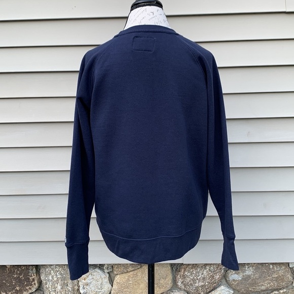 Nwot Champion Graphic Logo Crew Neck Sweatshirt - Navy - Picture 9 of 14